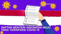 Tak Pandang Bulu, Ini Menteri-Menteri Jokowi Terinfeksi Covid-19
