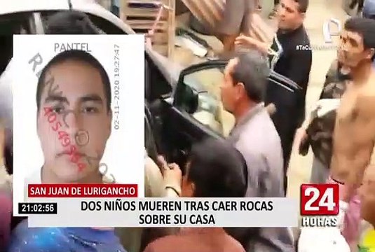 SJL: mamá de niños fallecidos tras derrumbe responsabiliza a albañil de tragedia