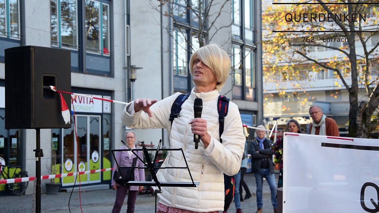 #QUERDENKEN 762 Lörrach Nr#02 - 10 - Neuer Marktplatz, 31.10.2020