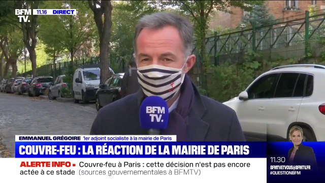 Nous n'étions pas informés : le premier adjoint à la mairie de Paris réagit à l'idée d'instaurer un nouveau couvre-feu