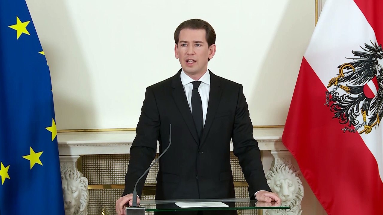 Bundeskanzler Sebastian Kurz zum Anschlag