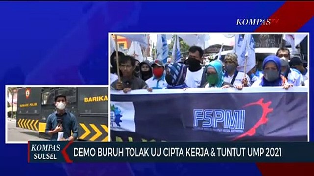 Demo Buruh Tolak Uu Cipta Kerja dan Tuntut Ump 2021