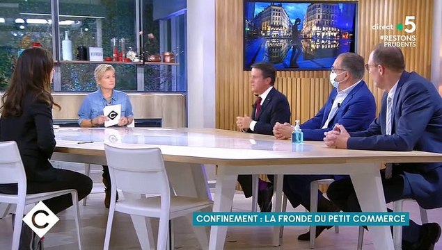 Manuel Valls invité dans l'émission C à Vous , sur France 5.