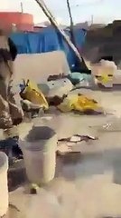 Un mari cocu poursuit l'amant de sa femme à travers la ville