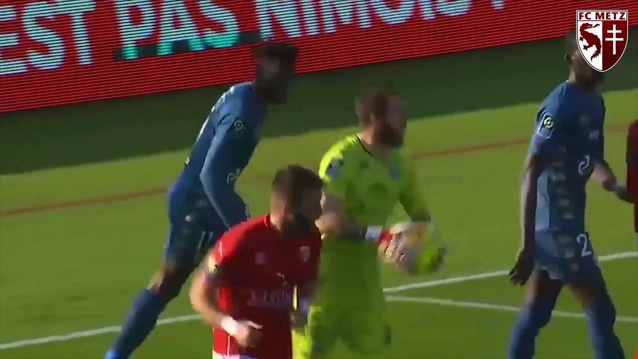Nîmes - Metz, Alexandre Oukidja Grenat du match !