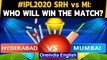 IPL 2020: SRH Vs MI: Hyderabad aim for a big win to enter play-offs | Oneindia News