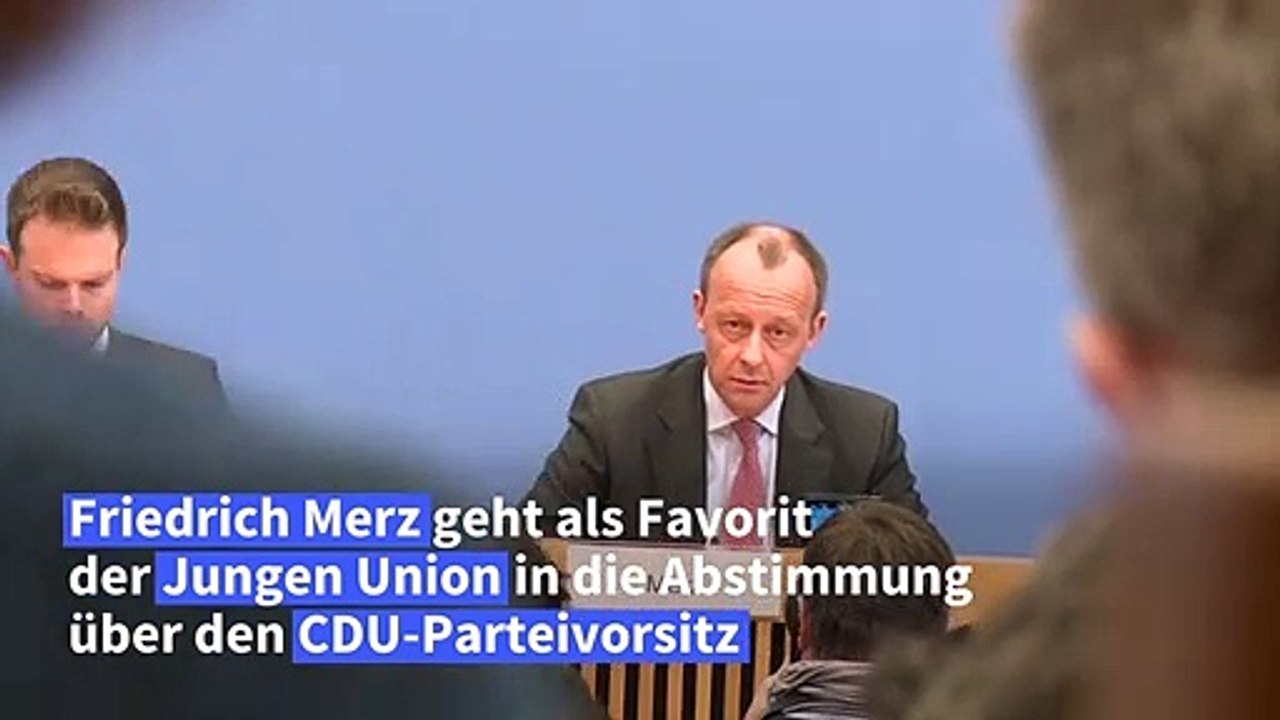 Junge Union will Friedrich Merz als CDU-Chef