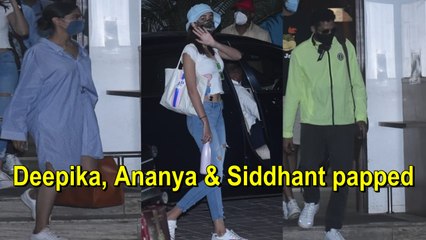 Deepika, Ananya, Siddhant heads home after wrapping shoot in Goa