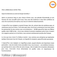 Carrefour reprend le millier de salariés de “Bio c’Bon”