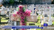 Medidas en cementerios y terminal de transporte - Nex Noticias