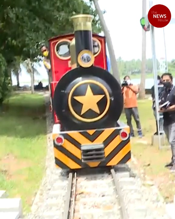 First of its kind solar-run miniature train launched in Kerala’s Veli Tourist Village