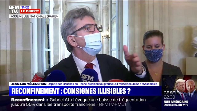 Reconfinement: pour Jean-Luc Mélenchon, le moment est venu de réfléchir à un système alternatif au confinement général