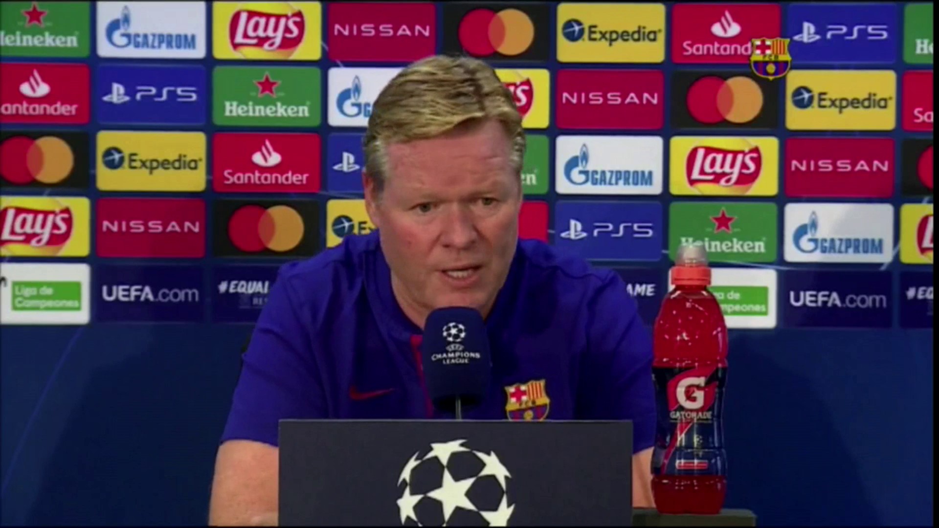 Koeman responde a Setién: "Messi para mi es el mejor del mundo"