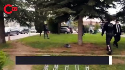 Gebze'de bir şahıs kendini yakmak istedi