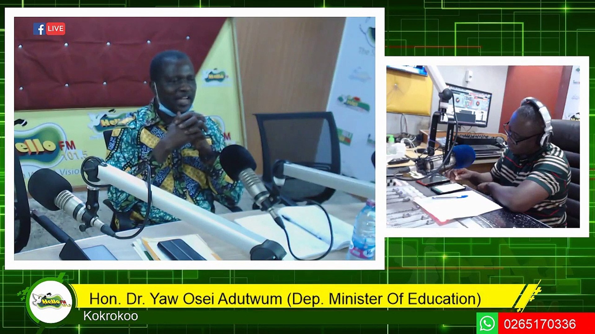 Thank Me And Akufo-Addo With 95% Votes - Dr. Osei Adutwum To His  Constituents - video Dailymotion