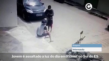 Jovem é assaltado a luz do dia em Piúma, no Sul do ES