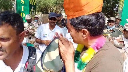 महानिदेषक आईटीबीपी ने रेगिस्तान में पूरा किया 200 किलोमीटर का फिट इंडिया मार्च:-