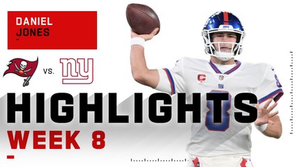 Daniel Jones Makes Brady Blink w/ 256 Passing Yds & 2 TDs | NFL 2020 Highlights