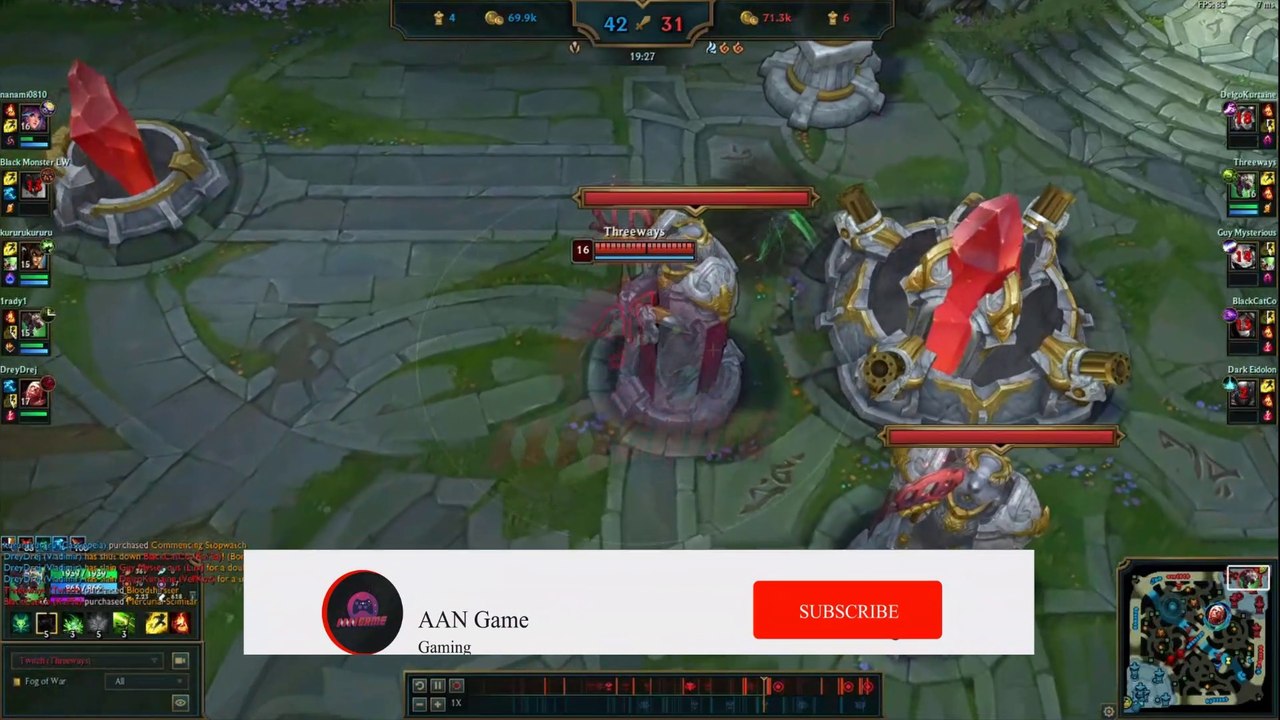 Twitch Pentakill Super Damage | URF  | League of Legends