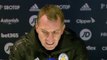 Football - Premier League - Brendan Rodgers press conference after Leeds 1-4 Leicester
