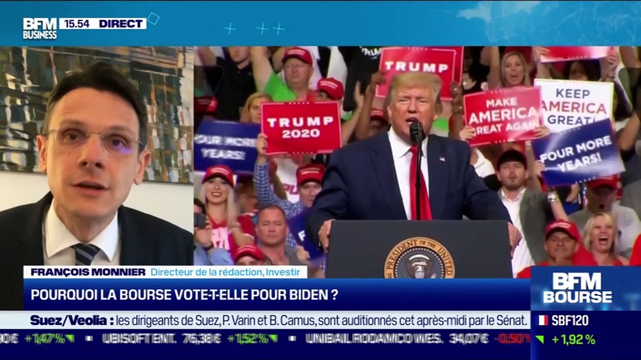 François Monnier (Investir) : Quelle est l'importance des élections américaines alors que le monde est plongé dans un nouveau confinement ? - 03/11