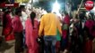 करवा चौथ के त्यौहार पर बाजार में महिलाओं की भारी भीड़