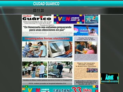 Al Aire 03NOV2020 I Inicio de campaña electoral de cara a elecciones parlamentarias del 6D