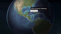 Huracán Eta azota costas del Caribe norte de Nicaragua