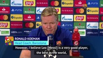 Koeman hits back at Setien over Messi comments