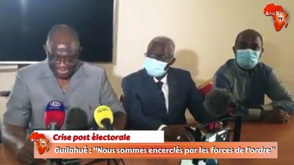 Guilahué : "Nous sommes encerclés par les forces de l'ordre"