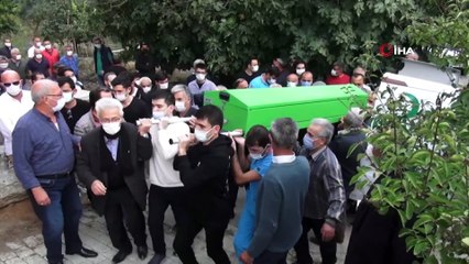 Enkaz altında kalan Bildirici son yolculuğuna uğurlandı