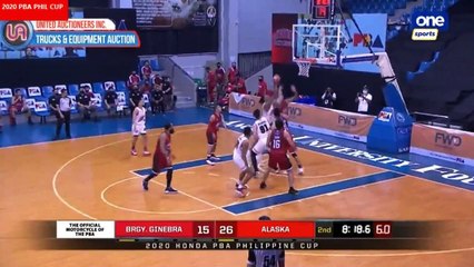 Ginebra vs Alaska - 2nd Qtr Elimination November 3, 2020 - PBA Phil Cup 2020