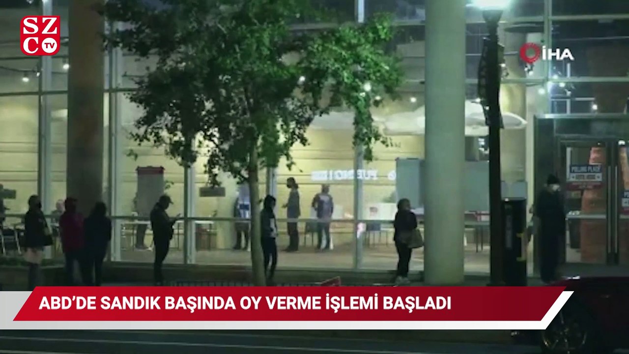 ABD'de sandık başında oy verme işlemi başladı
