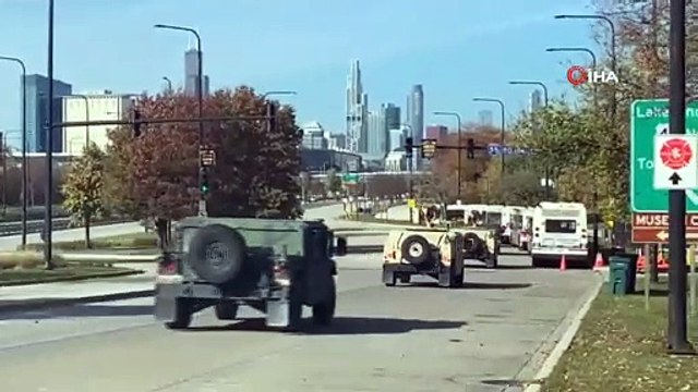 - ABD'de olası gösterilere karşı sokaklarda Ulusal Muhafız birlikleri konuşlandırıldı