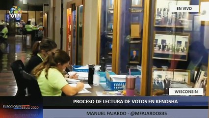 En Vivo - Inicia el conteo de votos en Detroit-Michigan