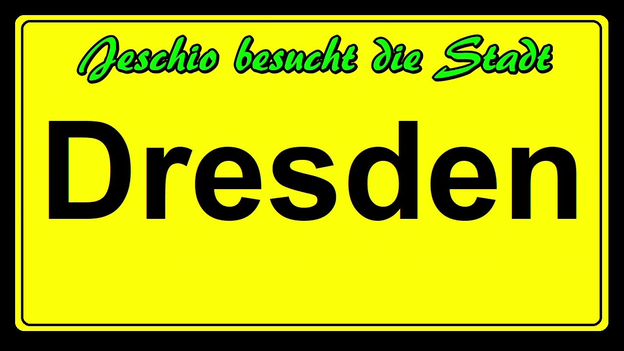 Jeschio zu Besuch in Dresden mit Residenzschloss 2018