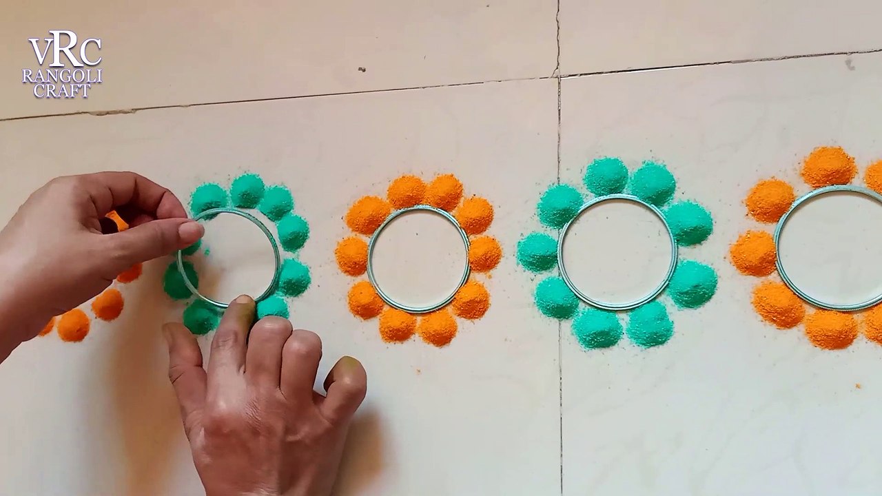 Easy Border Rangoli