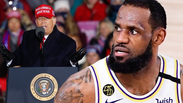 LeBron James Reacts To Crowd At Trump Rally Chanting LeBron James Sucks