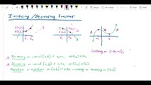 Math 151 Pre-calc1 - increasing and decreasing