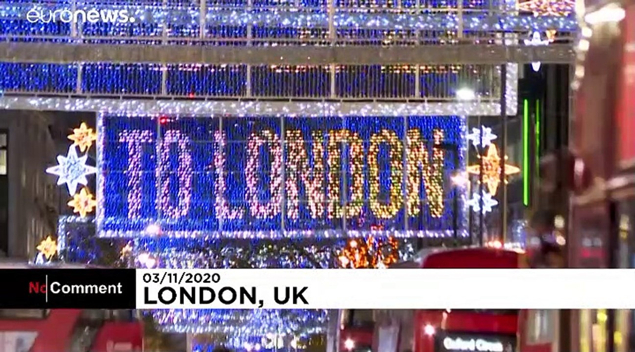 Oxford Street’s Christmas lights go on display early in London amid