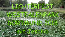 Lichterfest Westfalenpark  2018 mit Feuerwerk in Dortmund mit Jeschio vom 01.09.2018