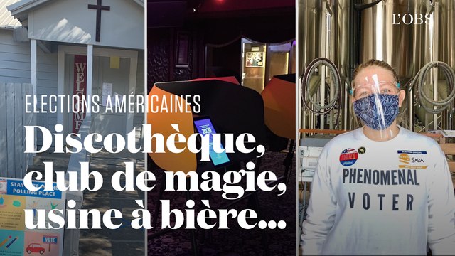 Election présidentielle aux Etats-Unis : les bureaux de vote les plus insolites