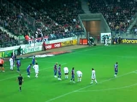 Caen-Lens but Mangané en direct des tribunes