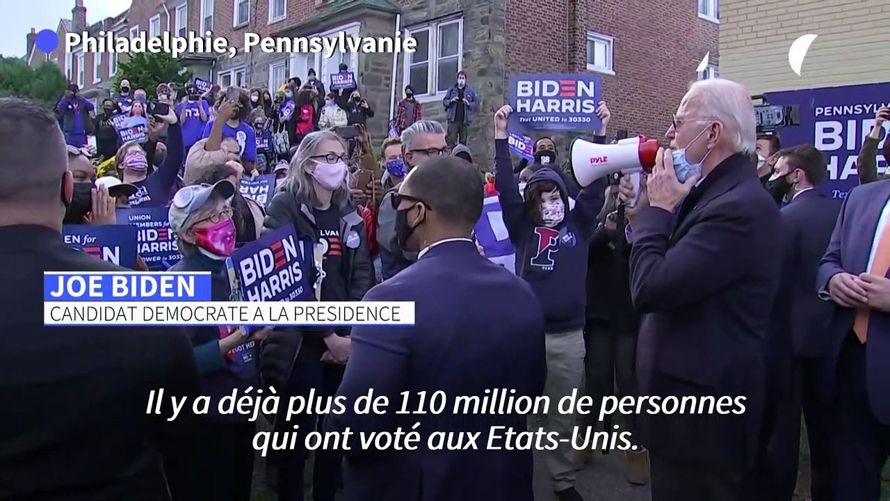 "Rien n'est joué tant que ce n'est pas entièrement fini", Biden à Philadelphie