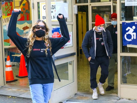 Sarah Jessica Parker's Election Day Outfit Features Confusing Jeans and a Popular Hollywoo