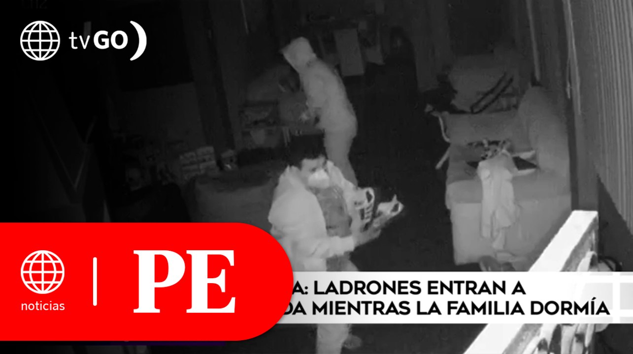Ladrones fueron grabados robando vivienda mientras familia dormía | Primera Edición