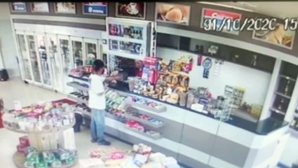Criminoso que assaltou posto na BR-369 foi identificado ao perder a carteira