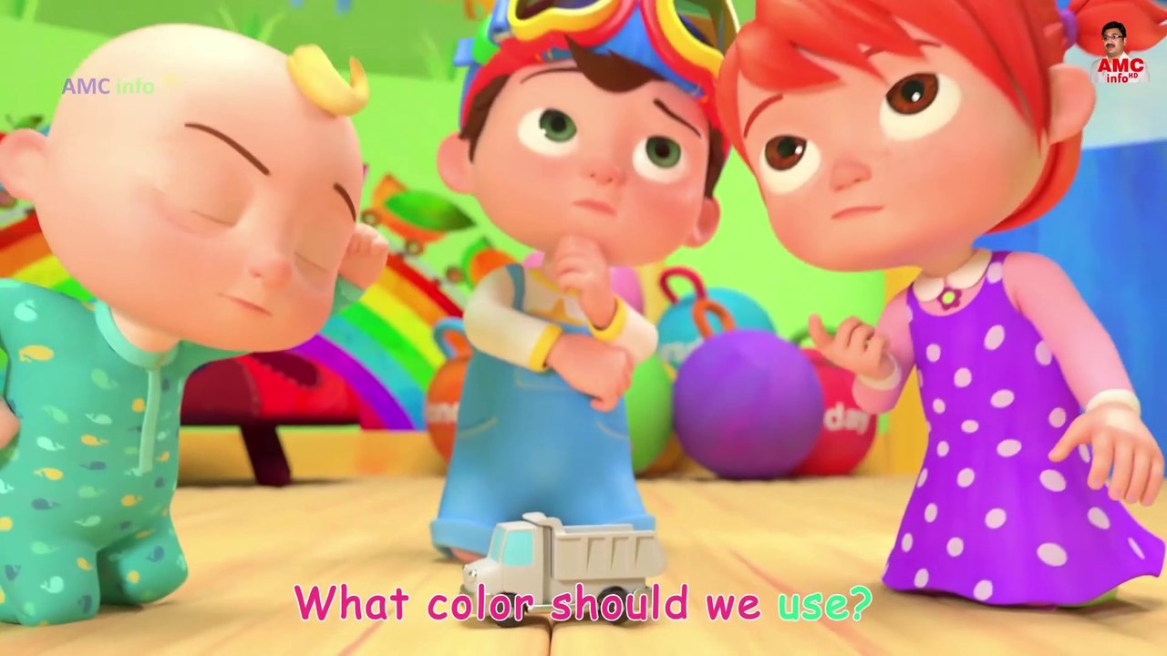part1  The Car Color Song + More Nursery Rhymes & Kids Songs