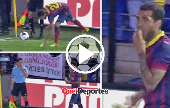 El plátano milagroso de Dani Alves