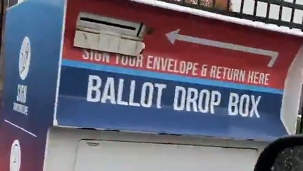 Rain comes down on election day